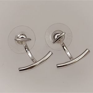 Sterling Silver Anchor Nautical Earrings